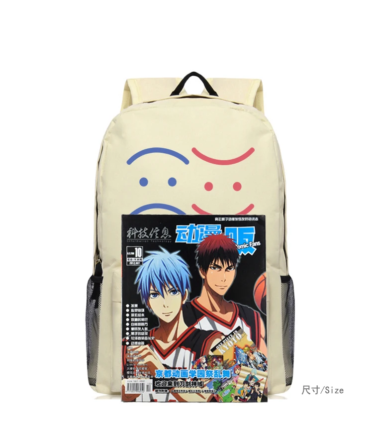 New Thailand Stars Drama BadBubbySeries OHM NANON PAT PRAN Handbag Smiley Cartoon Backpack School Bag |