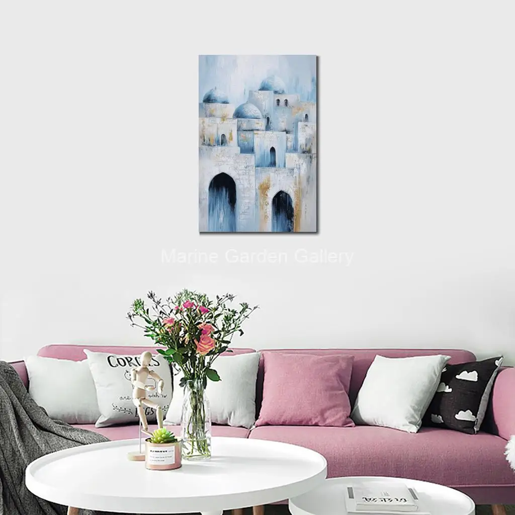 Ручная работа Иудаика абстрактная живопись кивер Рейче текстура дерева холст