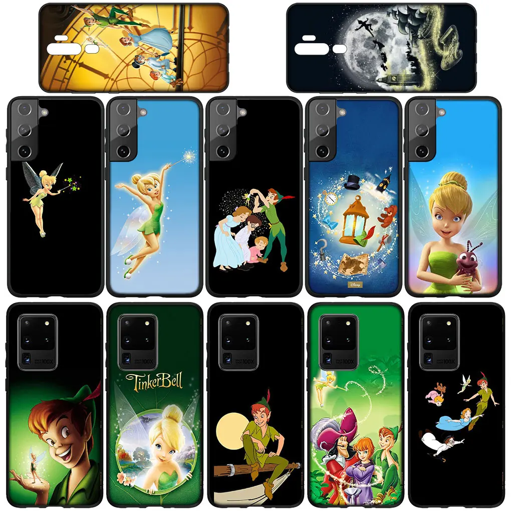Мягкий чехол Tinker Bell Peter Pan Tinkerbell для Samsung Galaxy S22 S21 S20 Fe Ultra S8 Plus M21 M31 + S7 Edge телефона