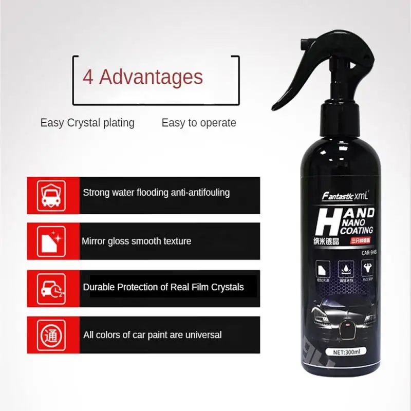 

Car Nano Crystal Plating Agent Spray Car Coating Liquid Glass Waterproof Polishing Paint Hardness Car Detailing Polish Kit