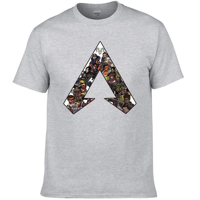 Футболка мужская с принтом Apex Legends модная повседневная тенниска из хлопка