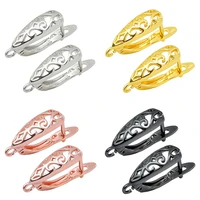 5 pairs silver color gold brass earring hook buckle accessories for jewelry making diy womens dangle earring supplies findings