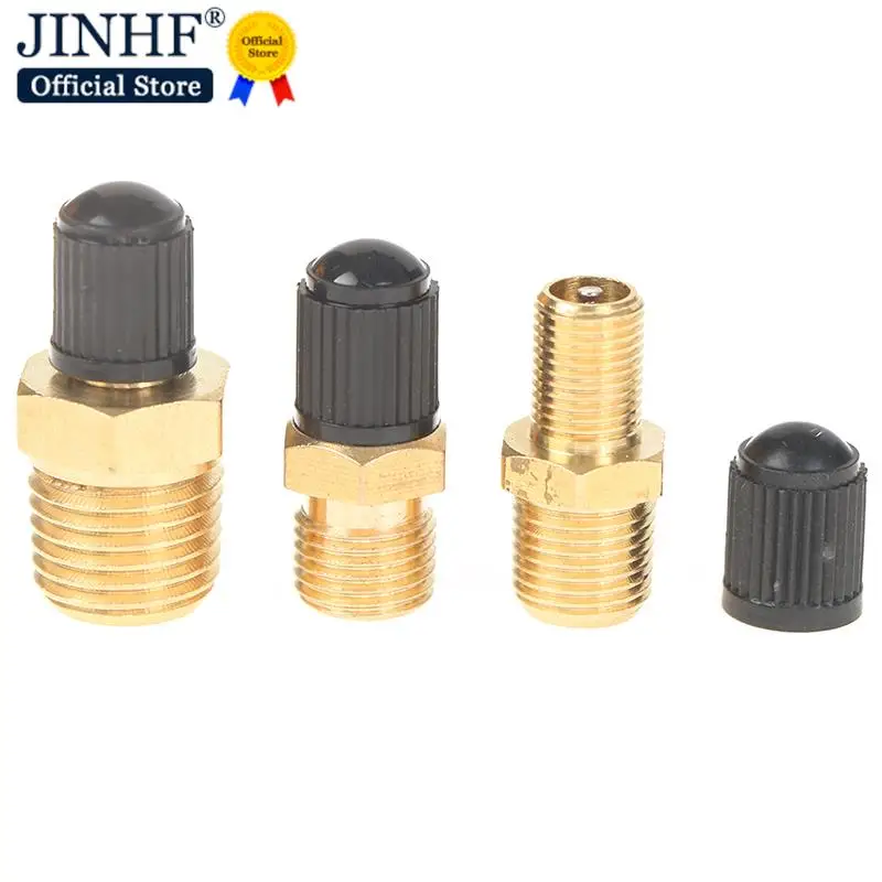 

1/4 NPT 1/8 NPT M10*1 Automobile Tire Valve Core Motorcycle Tubeless Tire Screw Valve Tire Pressure Monitoring Tire Copper Valve