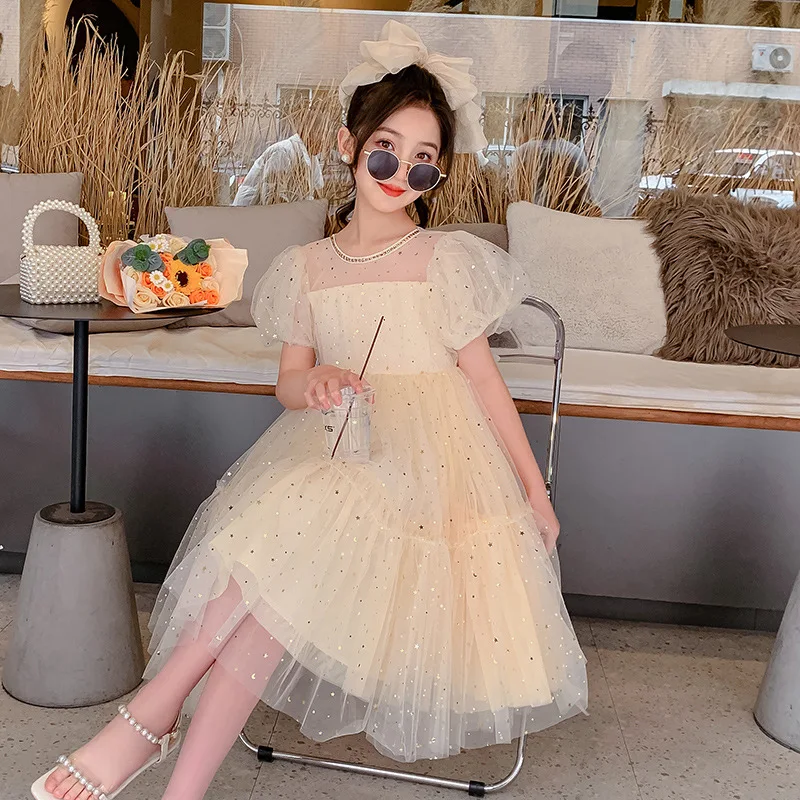 Летнее платье для девочек Повседневное женское принцессы на день рождения