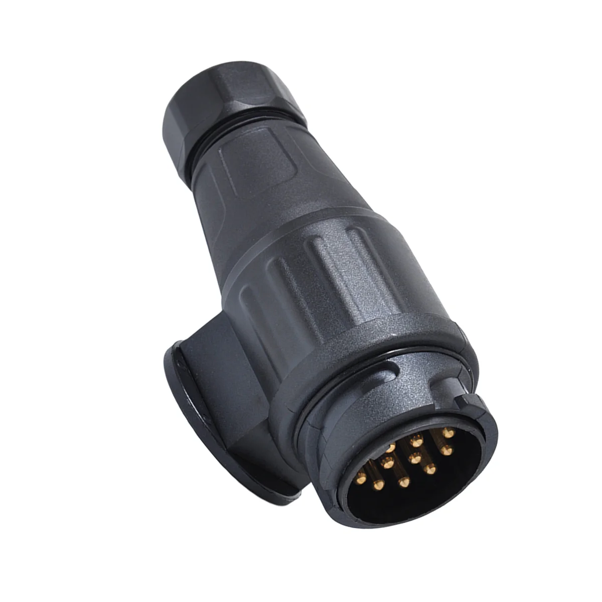 

12V 13 Pin Trailer Wiring Plastic Electrical Connector Adapter Trailer Connector Plug 13 Pole Adapter