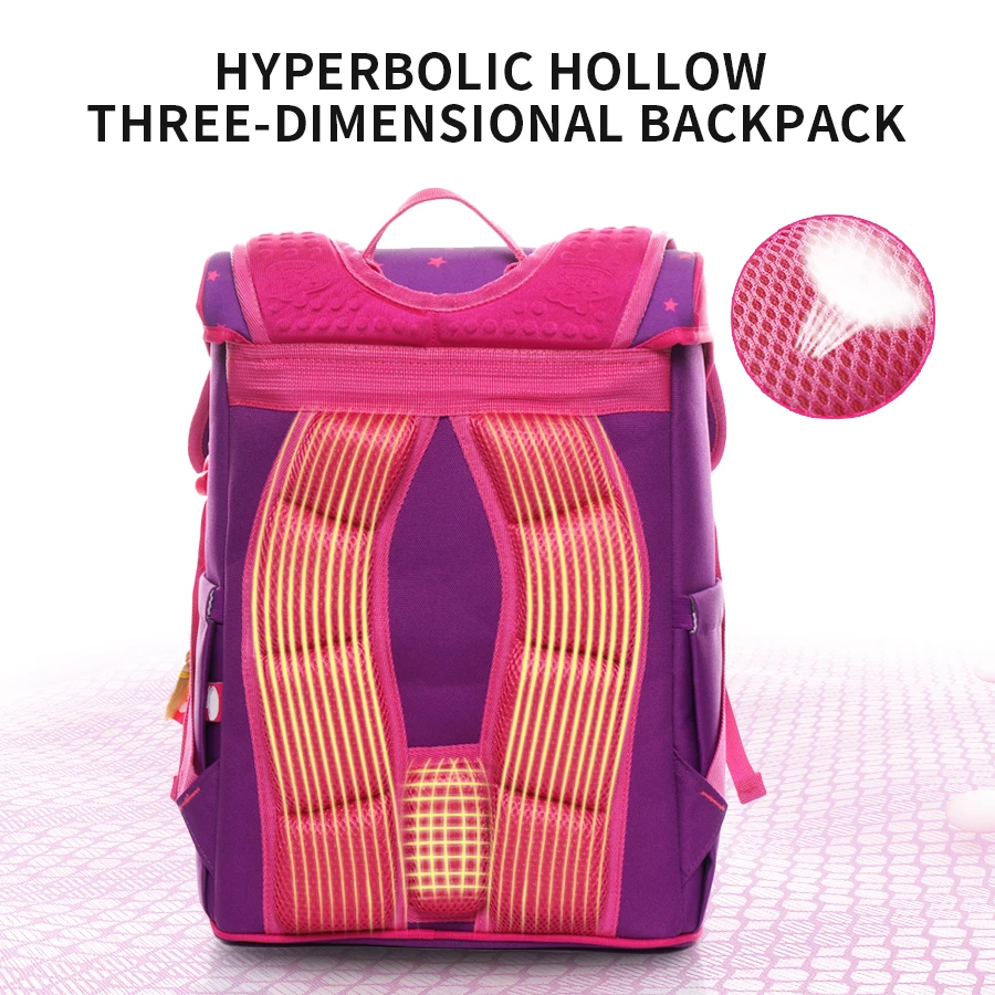 2022 Primary Kids Fashion School Bag for Girls Orthopedic Schoolbag With Cute Cartoon Pattern Grade 1-5 Student Backpack Mochila