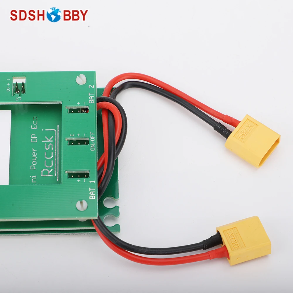 Mini Servo Section Board with Dual Power Input Wire and Electronic Switch Green Color | Parts &amp Accs