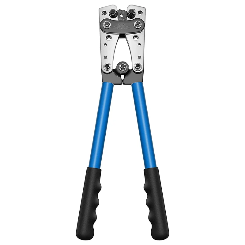 

Battery Cable Lug Crimp Tool for AWG 10 8 6 4 2 1 Terminals Heavy Duty Wire Terminal Crimper for Electrical Connectors