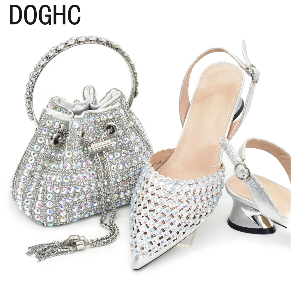 Нигерийская обувь и сумка свадебные туфли нигерийские женские для невесты