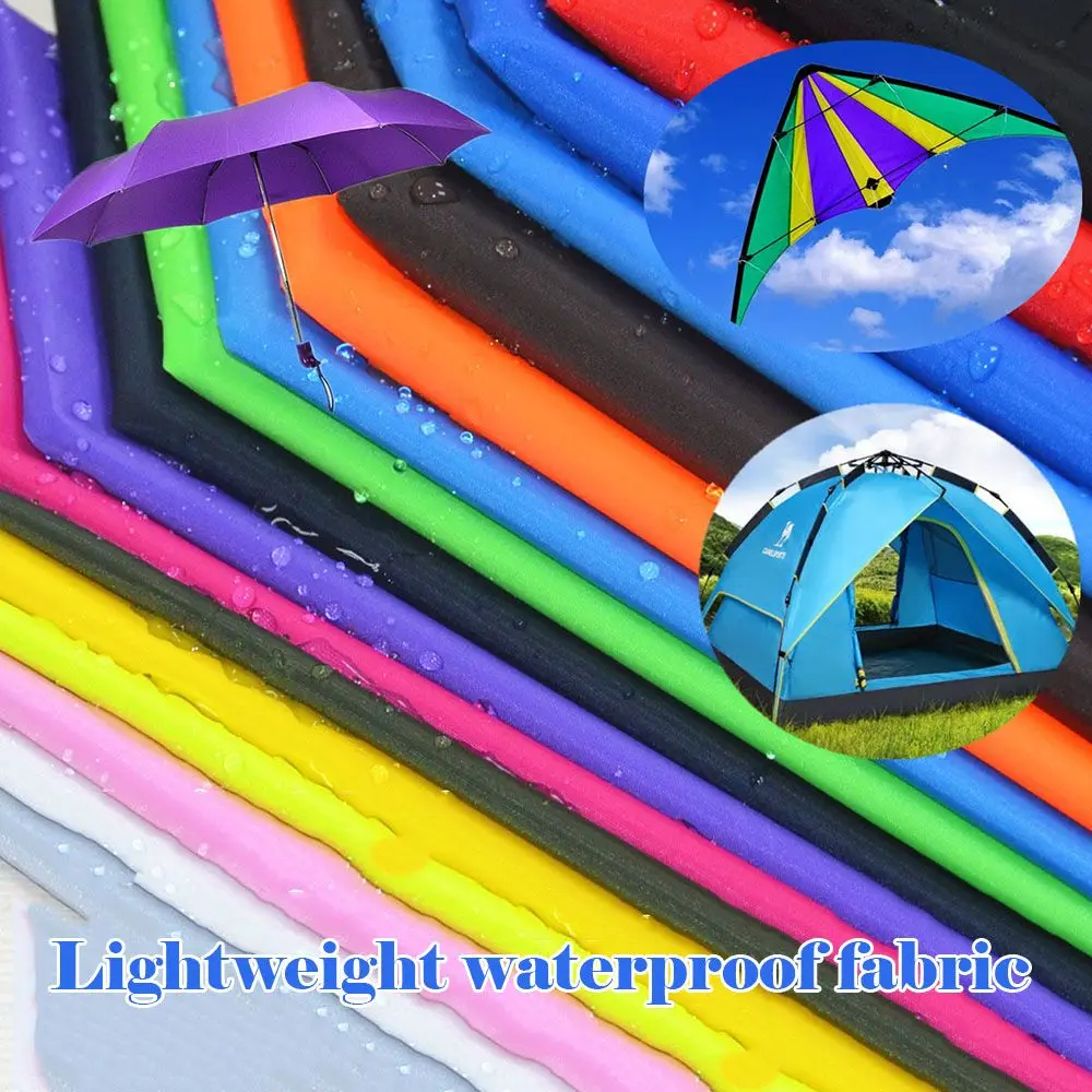 

100cm 150cm Nylon Fabric Waterproof Polyester For Umbrella Kite Pennant DIY Handmade Clothes Outdoor Camp Tent Seat Cover