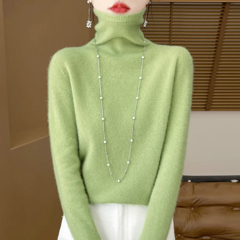 Осень-зима 2023 новый бесшовный интегрированный шерстяной свитер ворсовый