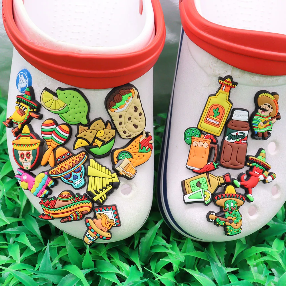 

1-19 шт., подвески для обуви, из ПВХ