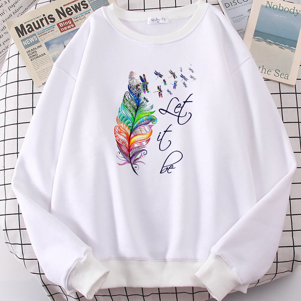 

Толстовка мужская с капюшоном и надписью «Let It Bee»