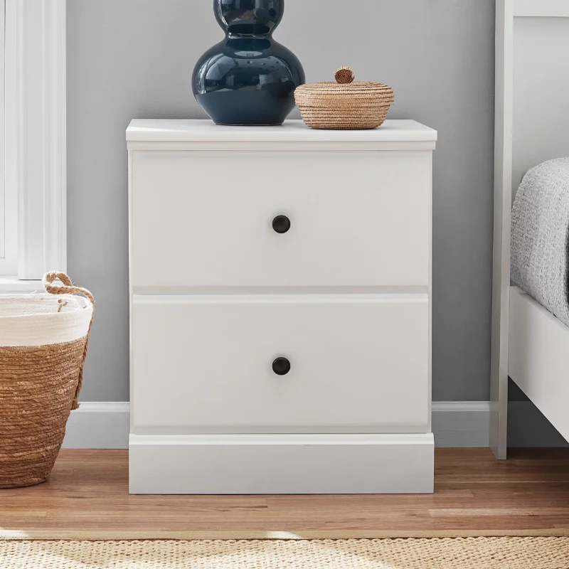 

Sauder Parklane Nightstand, Soft White Finish bedroom furniture nightstand