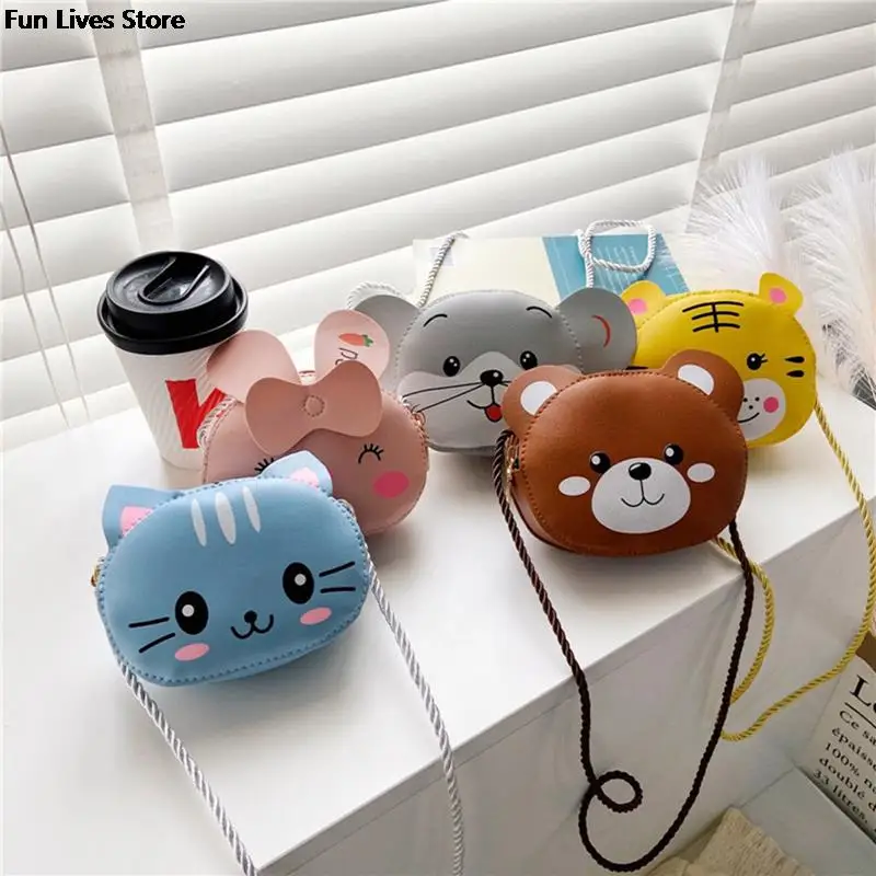 Детская сумка через плечо с животными тематические сумочки в стиле школьного