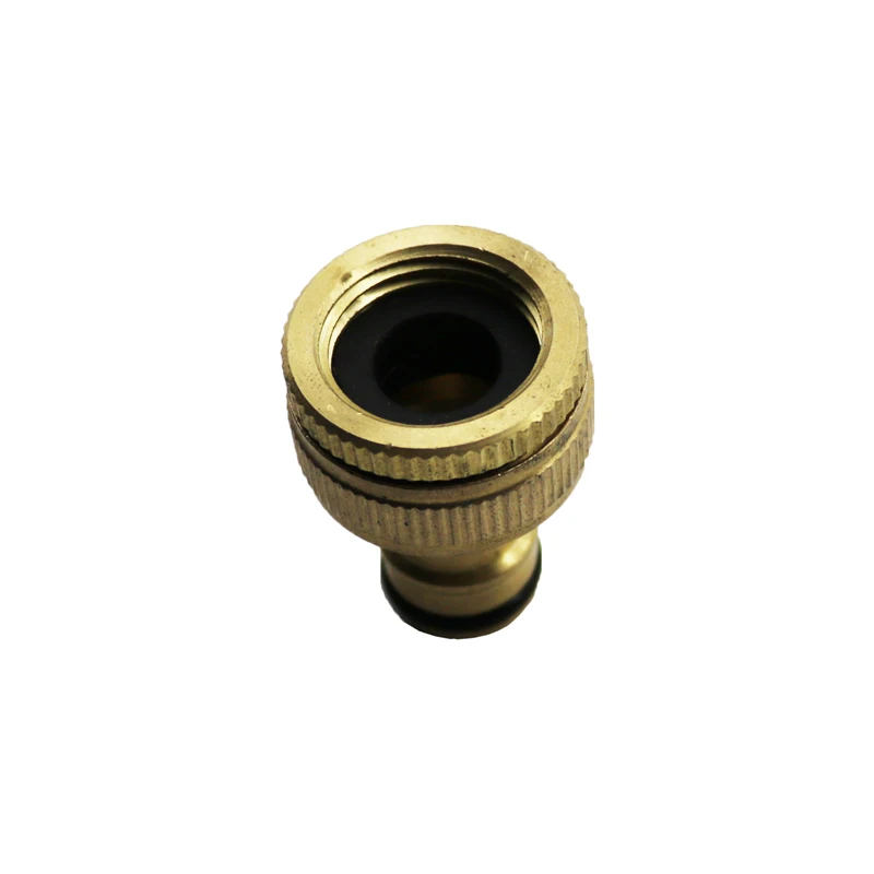 1PC Pure Brass Faucets Standard Connector Washing Machine Gun Quick Connect Fitting Pipe Connections 1/2 "3/4" 16mm Hose images - 6