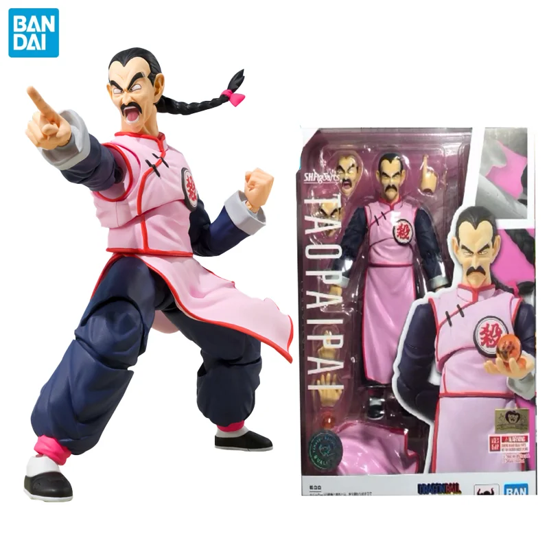 

Anime Figures Original Bandai Super Saiyan SHF Dragon Ball Z Figure Tao Pai Pai Anime Action Figure Toys for Children PVC