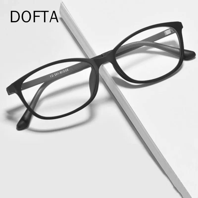 

Ультралегкая Удобная оправа для очков для близорукости DOFTA TR 90 для мужчин и женщин, квадратная оправа для очков по рецепту