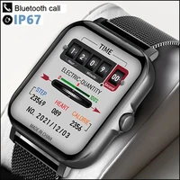 2022 new smart watch men bluetooth answer call full touch dial call fitness tracker ip67 waterproof smartwatch men women box