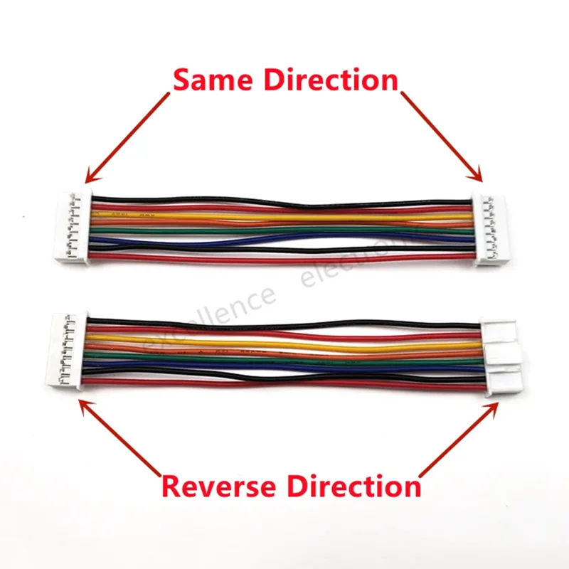5 шт./лот PA2.0 мм одинарный двойной конец с пряжкой соединительный провод 10/15/20 см