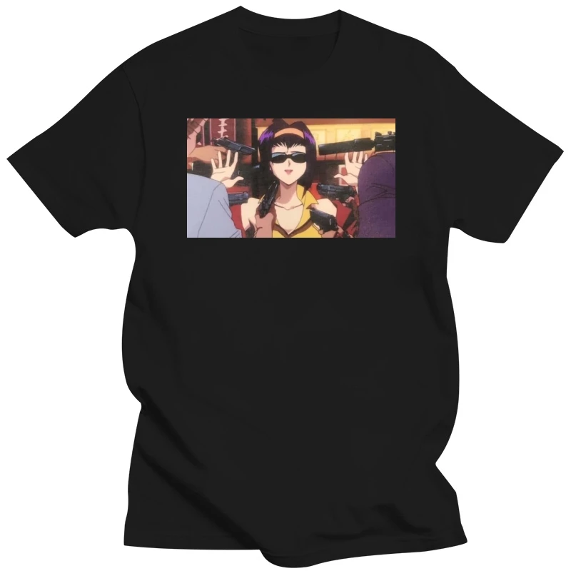 

Футболка Cowboy Bebop Faye, черная, на День святого Валентина