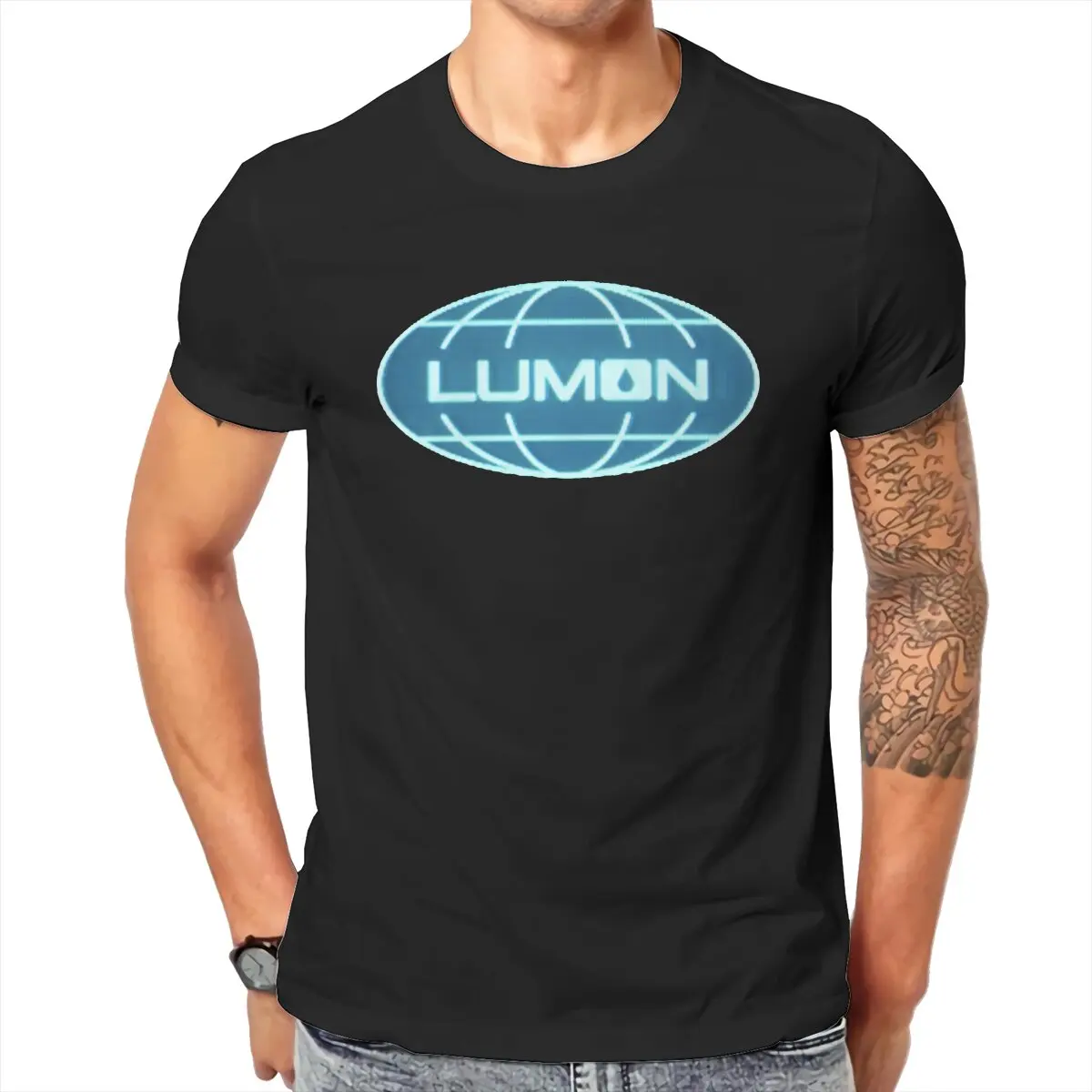 

Novelty Severance Lumon T-Shirt Men O Neck Cotton T Shirts Industries Logo Short Sleeve Tees Printing Tops