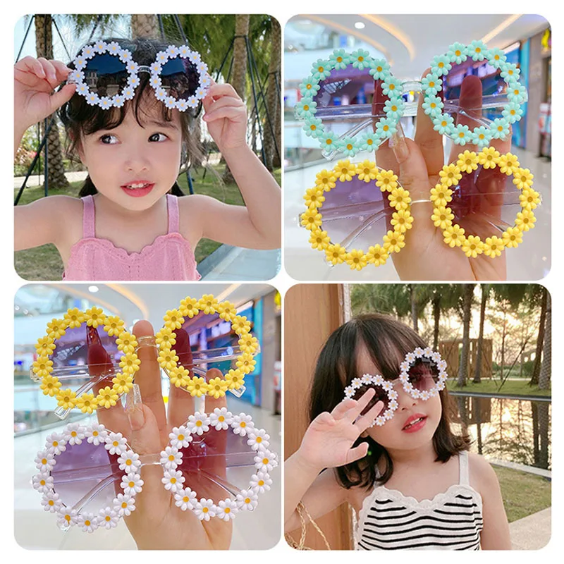 

Kids Sunglasses Oval Flower Fashion Children Sunglasses Girls Baby Shades Glasses UV400 Outdoor Sun Protection Eyewear