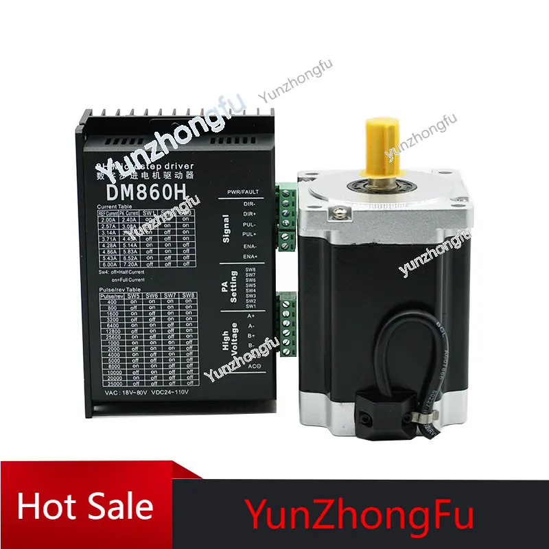 

86byg250 Two-Phase Stepper Motor Set 12N. M 8.5N. M with 860H Step Motor Driver