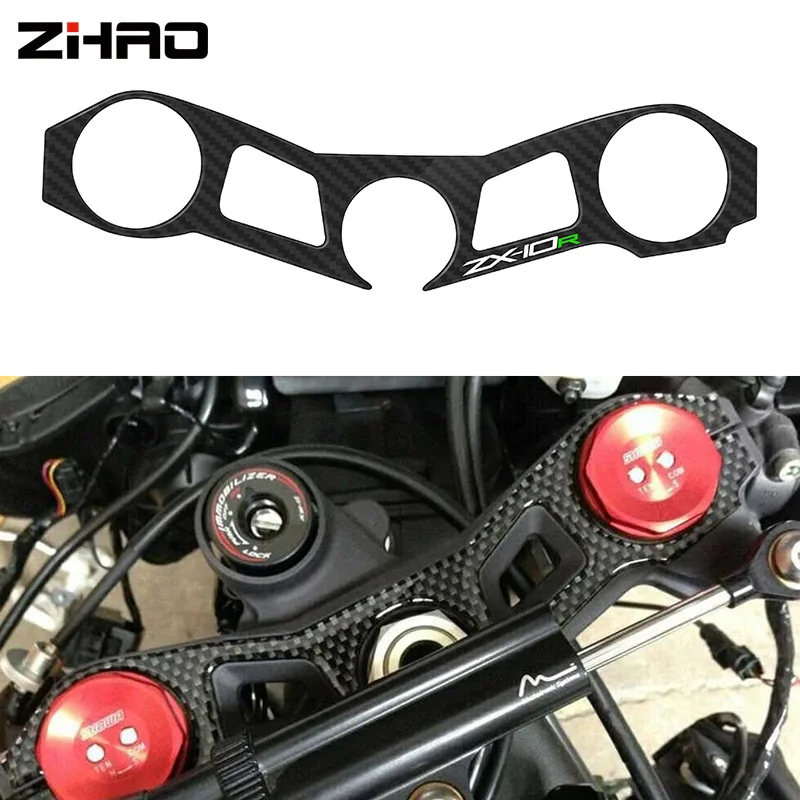 

Трехмерная мотоциклетная защитная накладка с тройной кокеткой из углеродного волокна, наклейка, чехол для KAWASAKI ZX10R ZX-10R 2011-2015 2012 14