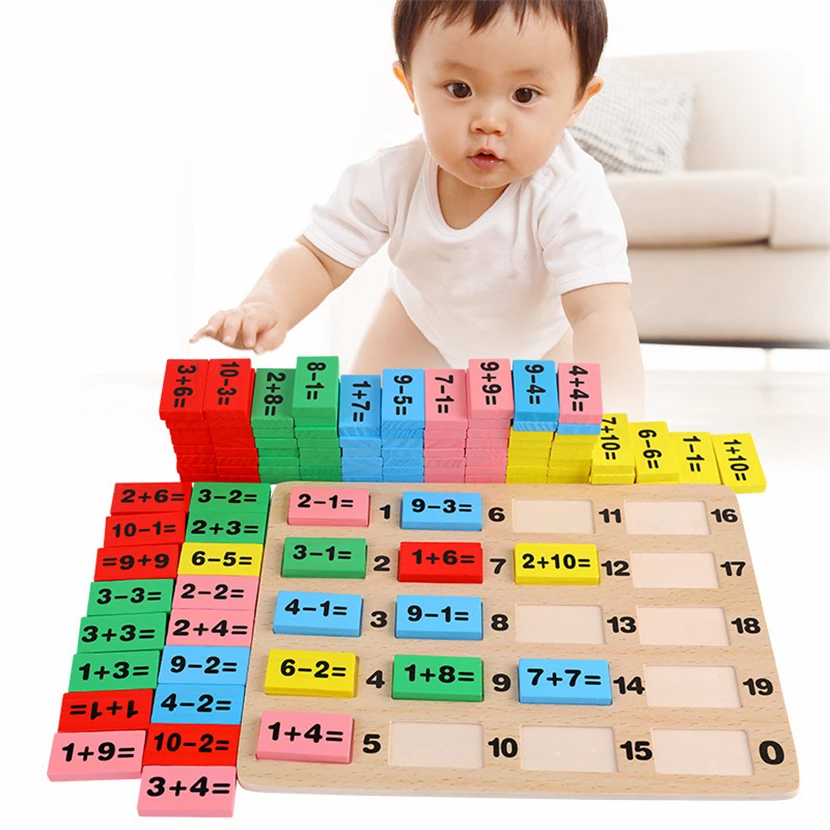 

Montessori Math Toys Learning Materials Addition Table Board Montessori Toys For 3 Year Olds Busy Board Christmas Gift D86Y