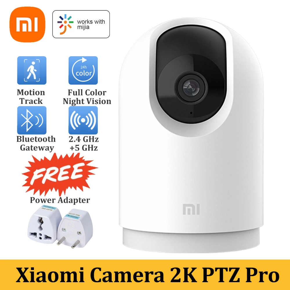 

IP-камера Xiaomi Smart 360, 2K Pro, Wi-Fi, 2,4/5 ГГц, Bluetooth