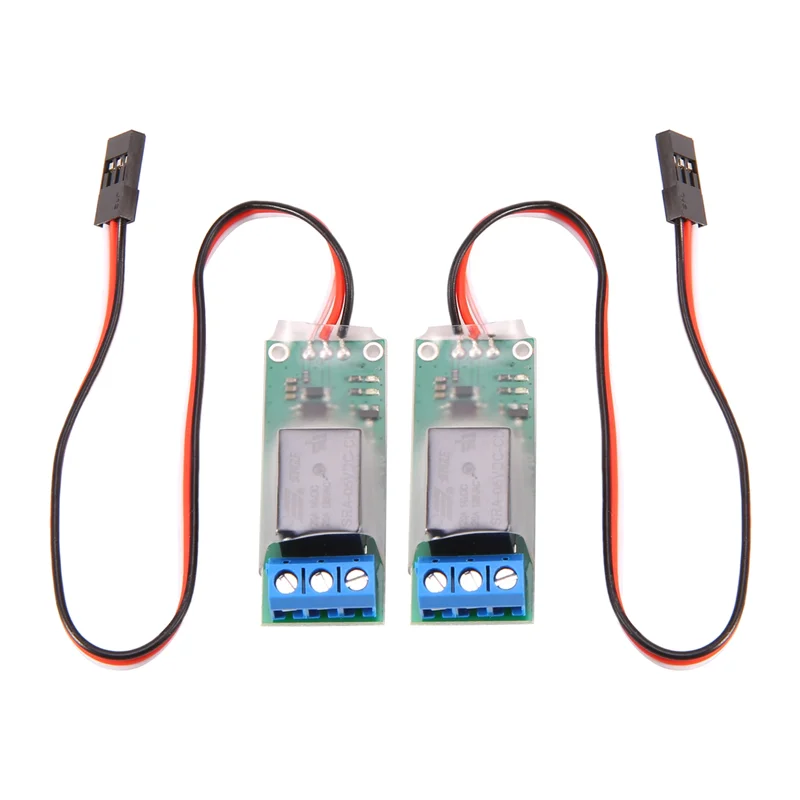 Электронный релейный переключатель 2 шт. RC PWM для радиоуправляемого самолета DIY