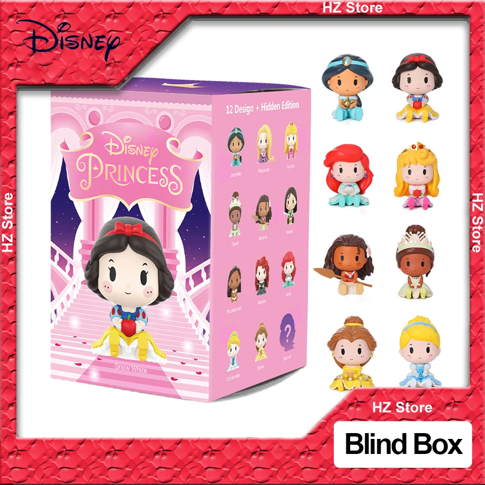 

Миниатюрные куклы Принцессы Disney, Рапунцель, Белоснежка, Золушка, игрушки в шкатулке для слепых коробок, сюрприз, таинственная игрушка для де...