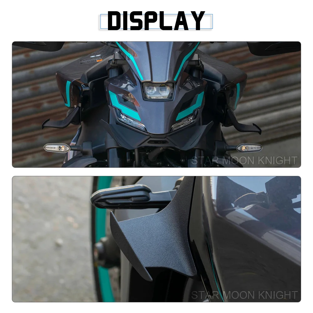 Фото MT-09 Gen 4, спойлеры с боковыми крыльями для YAMAHA MT09 MT 09 SP 2024 2025, аксессуары для мотоциклов, дефлектор обтекателя крылышка №5
