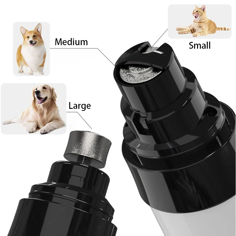 Cats Dog Nail Grinder Drill Pet Trimmer Quiet Painless Paws Grooming Smoothing Claw Care For Small Medium Large Dogs |