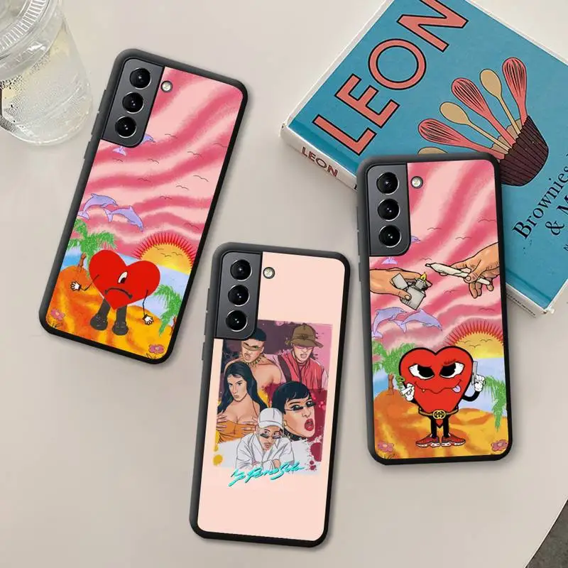 

Yo Perreo Sola Bad Bunny Maluma Phone Case for Samsung Galaxy S22 S21 Ultra S20 FE S9 Plus S10 5G lite 2020 Silicone Soft Cover