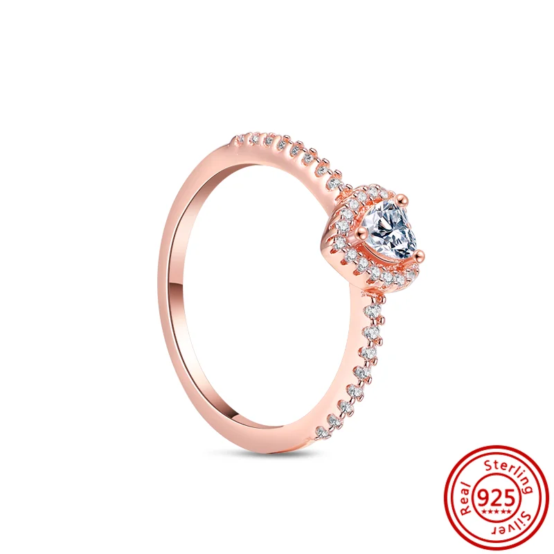 Женские кольца из серебра 925 пробы с цветным фианитом короной и паве |