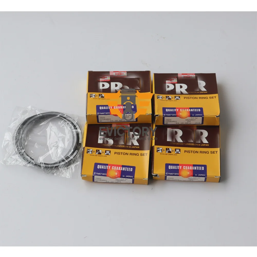 

For ISUZU 4BG1-TC 4BG1T rebuild overhaul piston ring head gasket bearing
