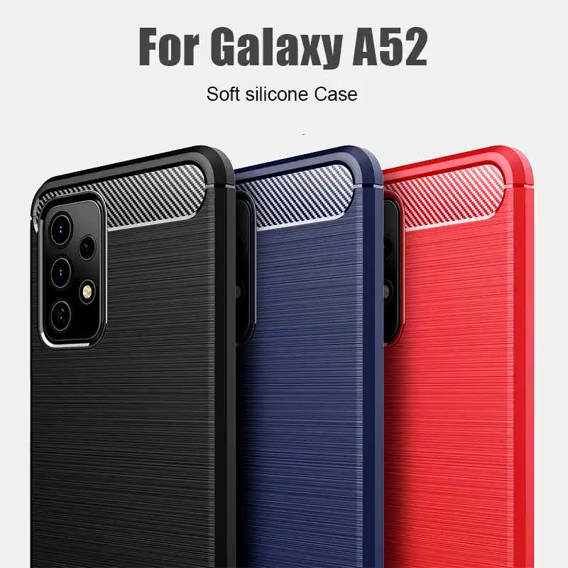 

Nonmeio Shockproof Soft Case For Samsung Galaxy A52 5G Phone Case Cover