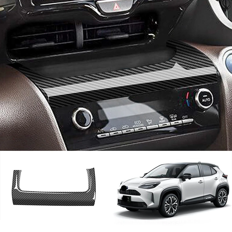 

Car Instrument Air Conditioning Duct Panel Duct Center Air Outlet Decorative Frame for Toyota Yaris Cross 2020-2021