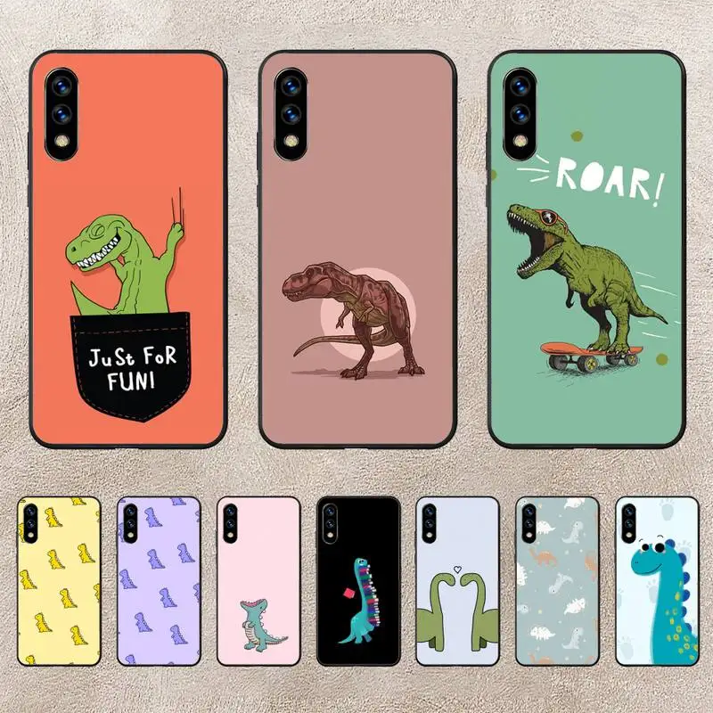 

Dinosaur Phone Case For Huawei G7 G8 P7 P8 P9 P10 P20 P30 Lite Mini Pro P Smart Plus Cove Fundas