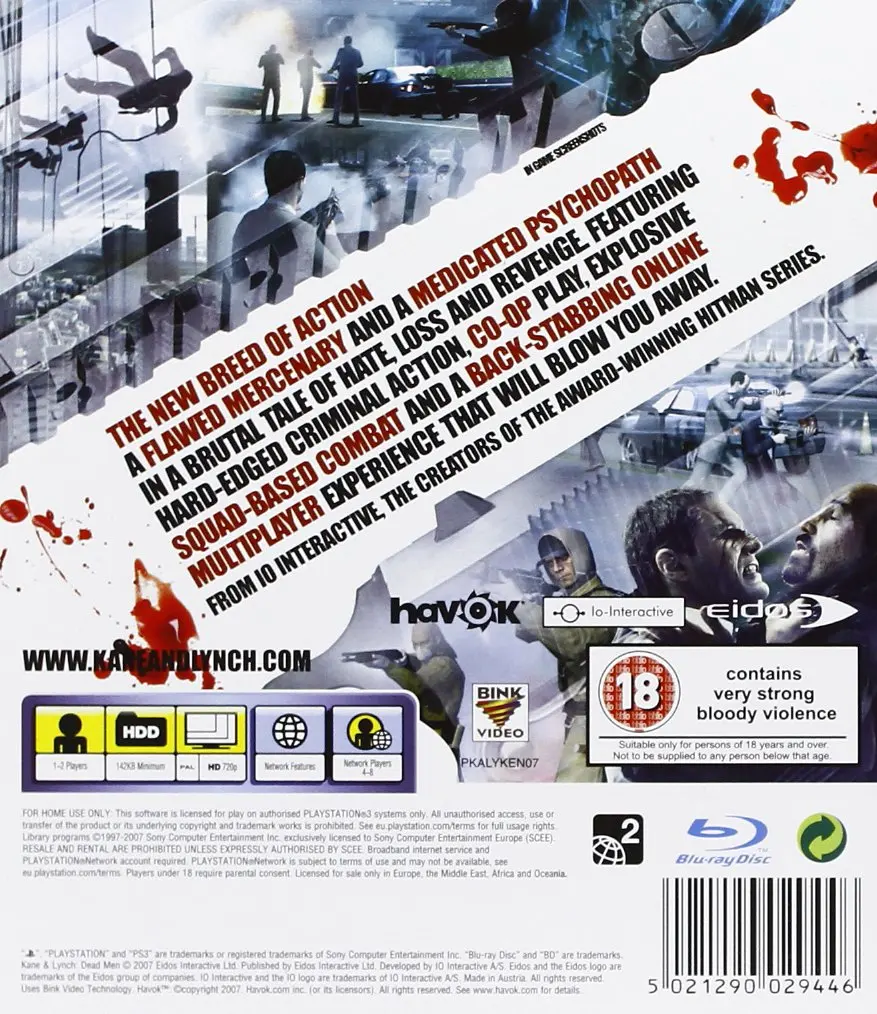 Игровой контроллер Kane &amp Lynch Dead Men игровая станция для PS3 Playstation 3 с диском супер