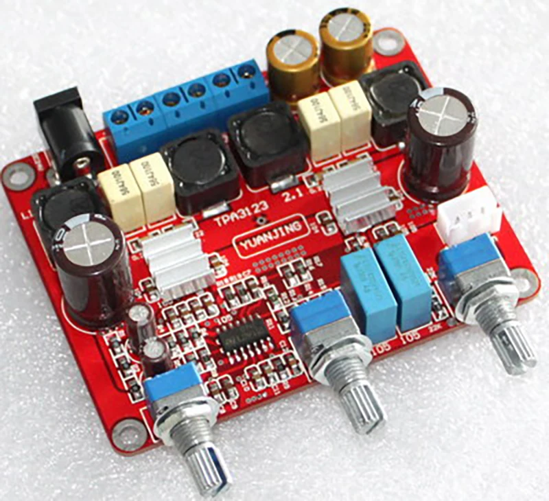 

Lyele Audio TPA3123 Amplifier Board 25W*2 50W Home 2.1 Amplifier Board TPA3123