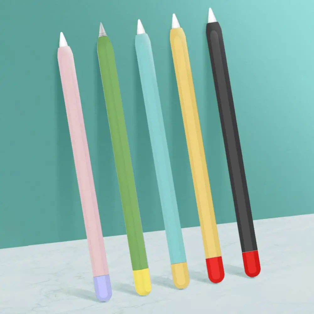 

for Apple Pencil 1/2 Silicone Capacitive Stylus Pen Case Protective Sleeve Cap for Apple Pencil 1/2 Full Cover Protective Sleeve