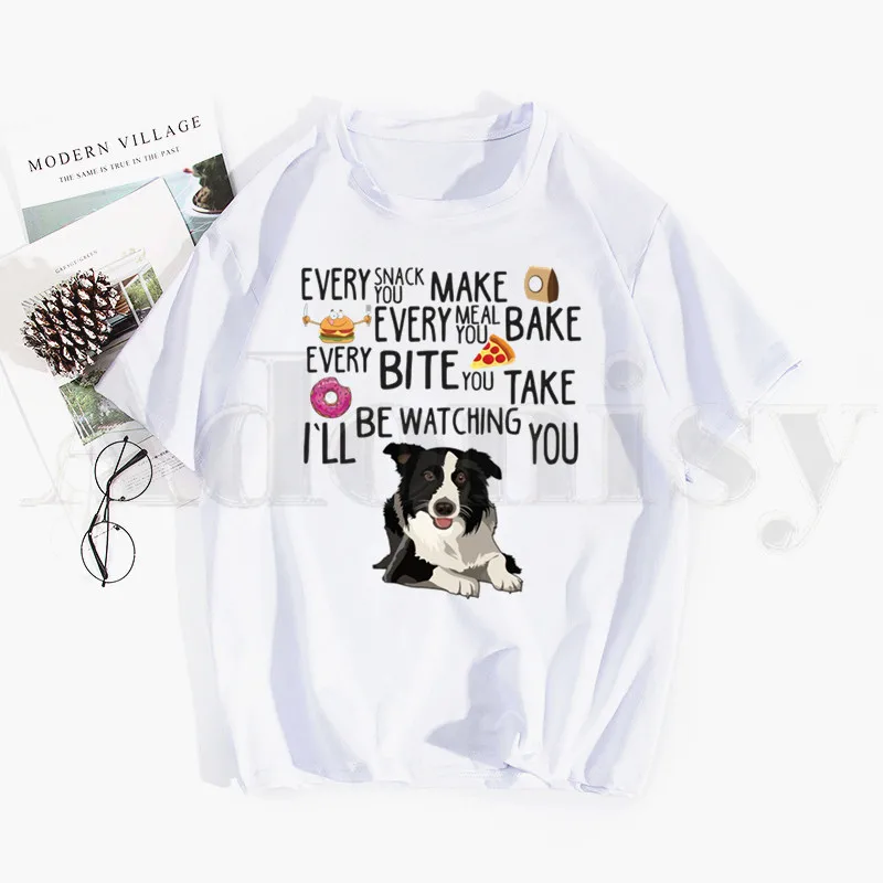 

I Love My Border Collie Dog Harajuku Men Print Harajuku Summer Tshirts Casual Round Neck Short Sleeve Top Tee Shirt,Drop Ship
