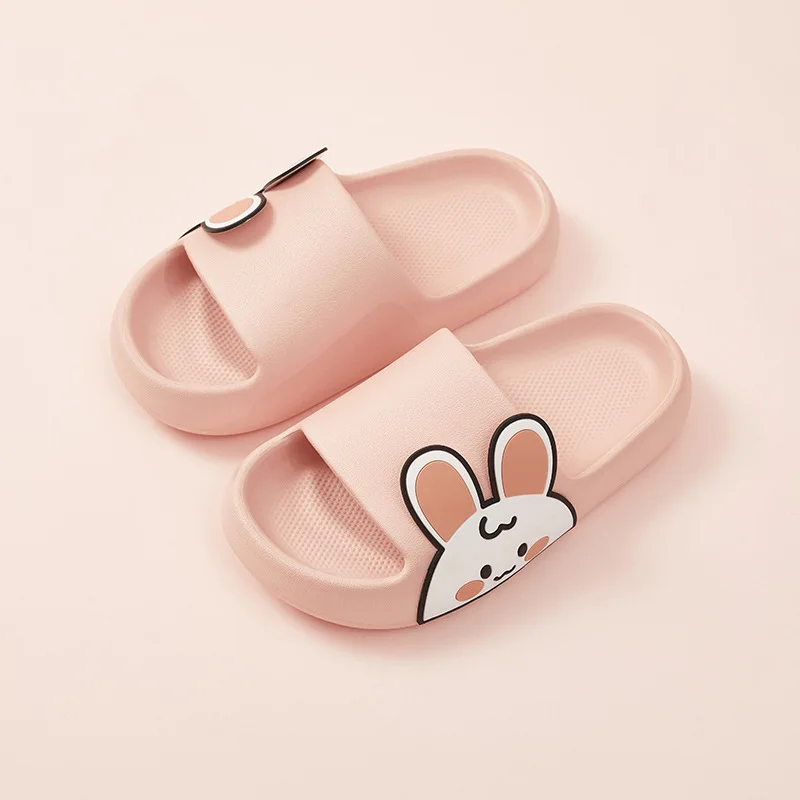 

Children's Slippers Summer Bathroom Slippers Cute Cartoon Patch for Girls Sandals Anti-slip Outside Beach Boys Shoes