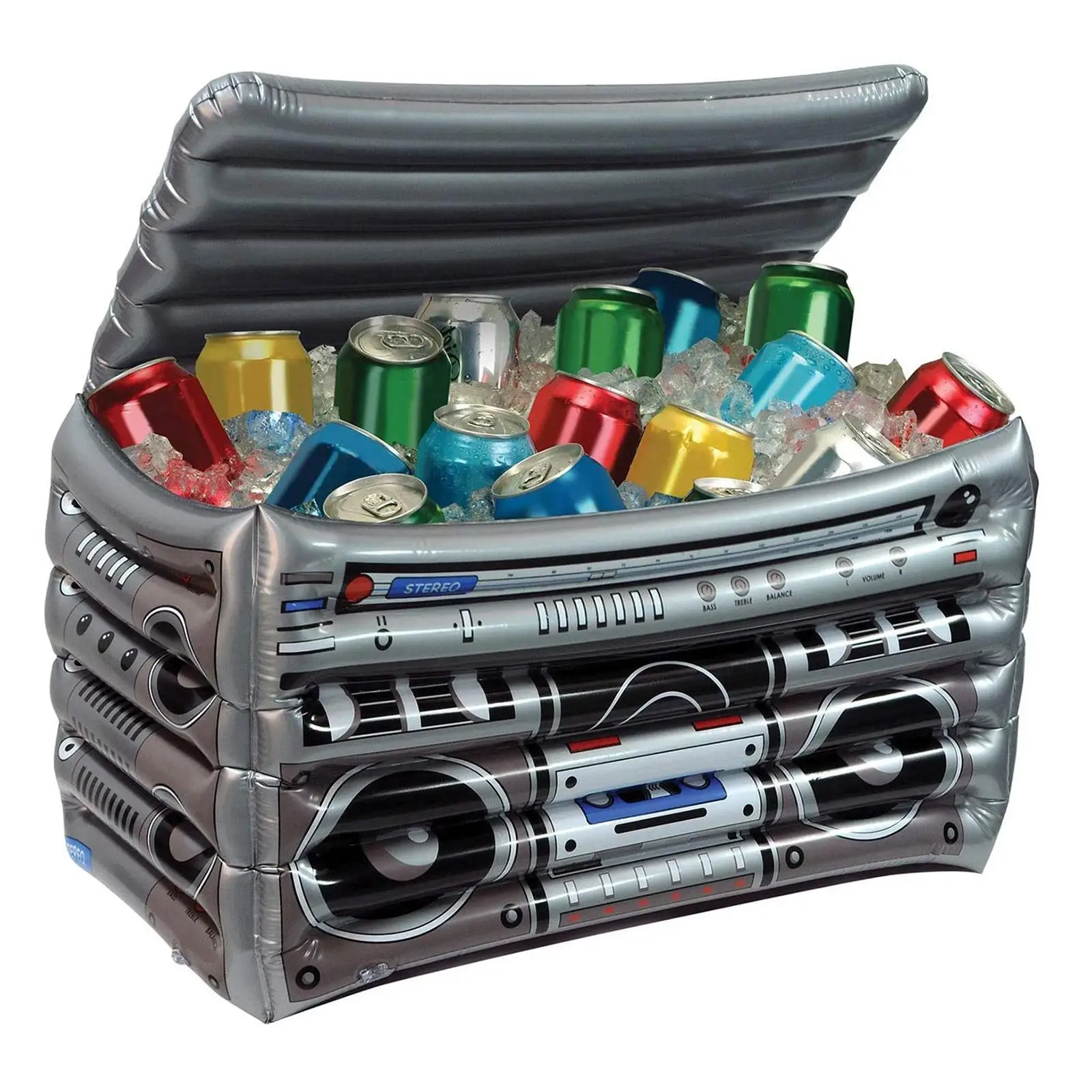 Beverage Drinks Ice Bucket Drink Tub Parties with Handle Drinks Tray Pool Inflatable Cooler for Cocktail Champagne BBQ Bar Beach