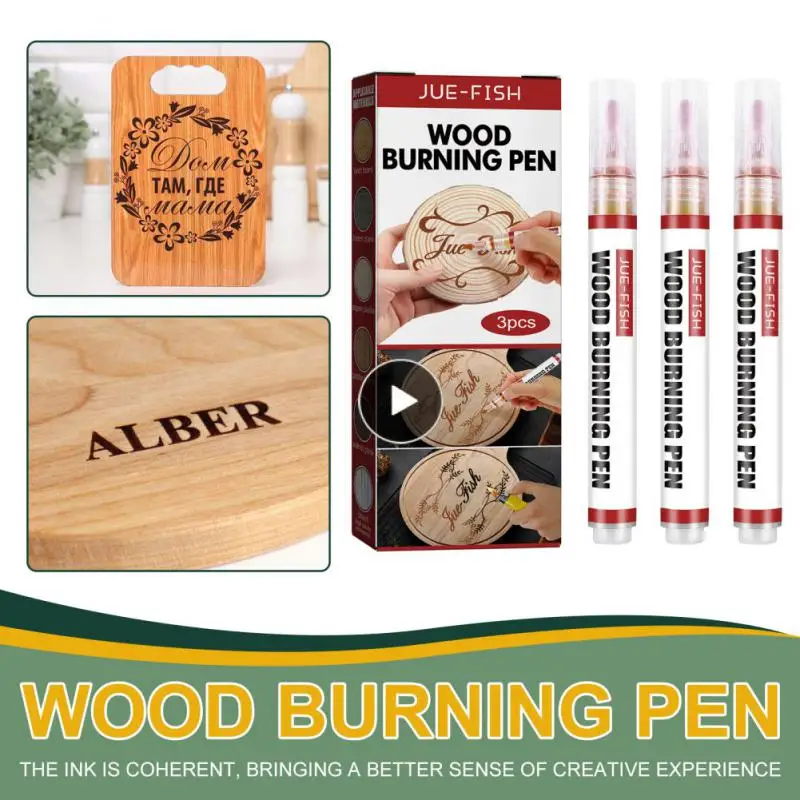 

Wood Burning Pen Plastic Burning Pen Suit Multipurpose Wooden Contour Pencil Arpenters Stores Writing Instruments