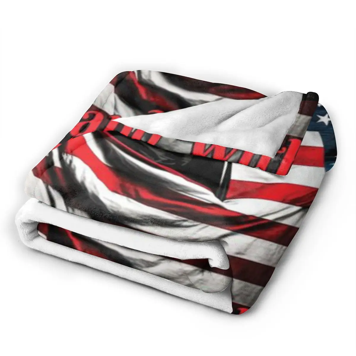 Я стою с Трампом. Ультрамягкое одеяло из микрофлиса.