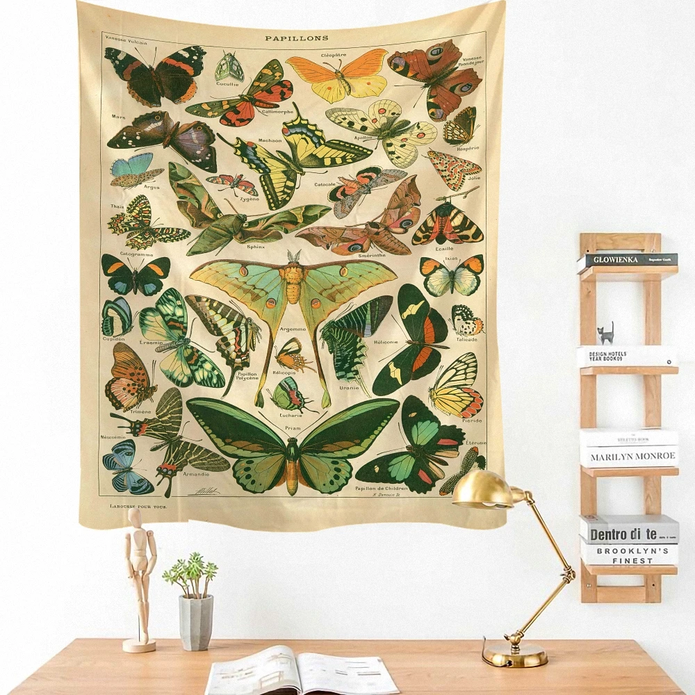 

Room Decor Banners Flags Wall Art Mandala Posters Wall Decor Butterfly Tapestries Home Decor Boho Decor Witchcraft Tapestry